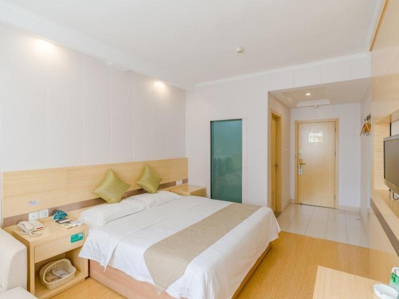Greentree Inn Anhui Hefei High-Speed Railway South Station Baohe Avenue Government Business Hotel Bagian luar foto