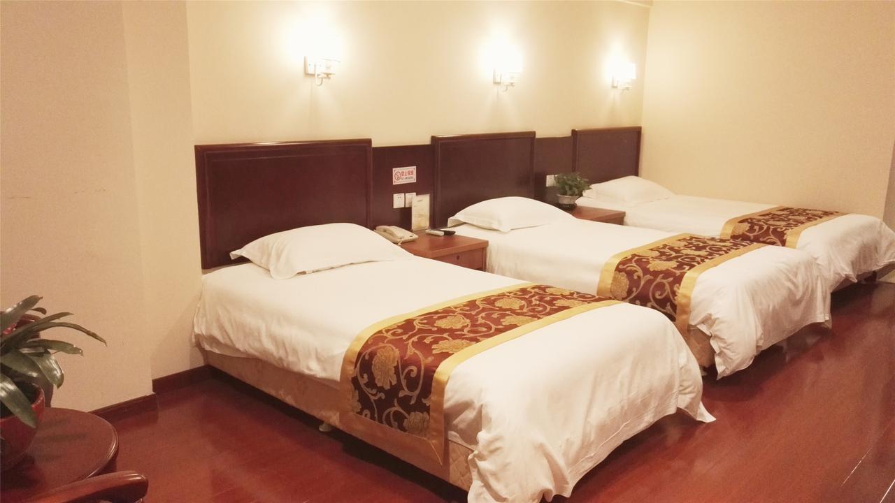 Greentree Inn Anhui Hefei High-Speed Railway South Station Baohe Avenue Government Business Hotel Bagian luar foto