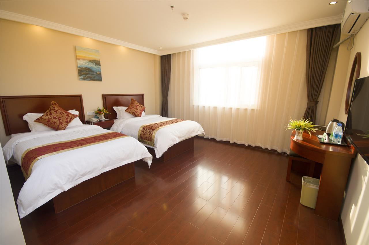 Greentree Inn Anhui Hefei High-Speed Railway South Station Baohe Avenue Government Business Hotel Bagian luar foto